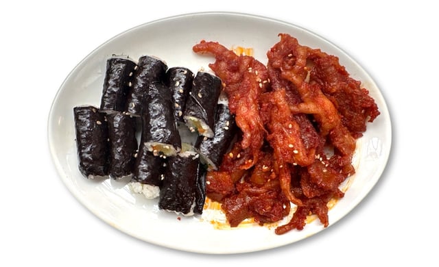 Seaweed Roll Bites + Braised Chicken Feet 1