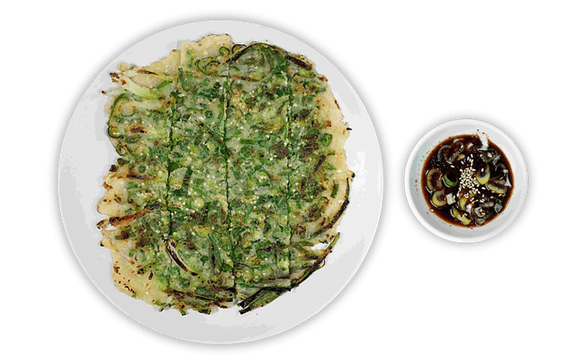 Pan-fried Pancake with Chopped Pepper 1