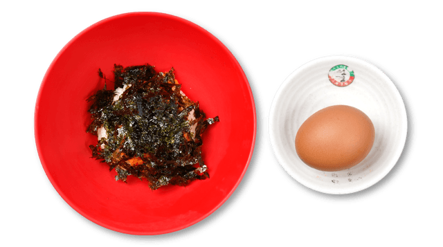 Steamed Rice & Egg Porridge 1