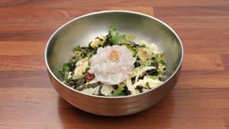 Bibimbap con Tàrtar de Vedella