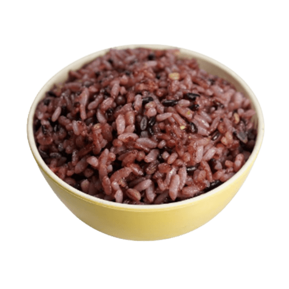 Extra Portion gedämpfter schwarzer Reis 1