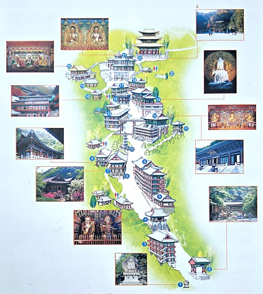Map of Guinsa Temple