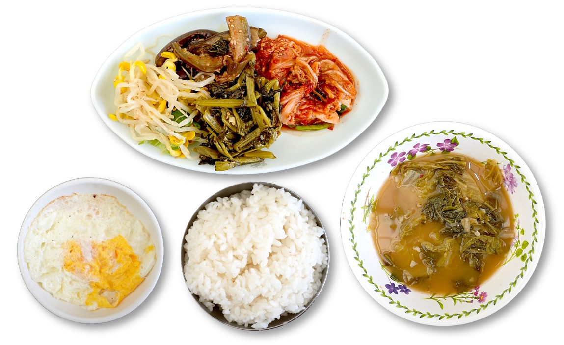 Set Menu (Rice, Soup, Daily Side Dishes) 1