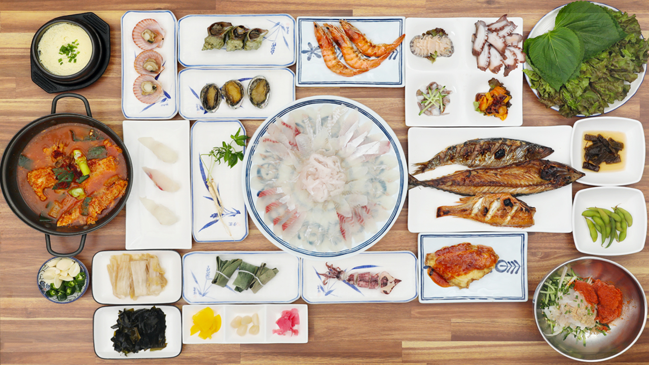Assorted Sliced Raw Wild Fish 1