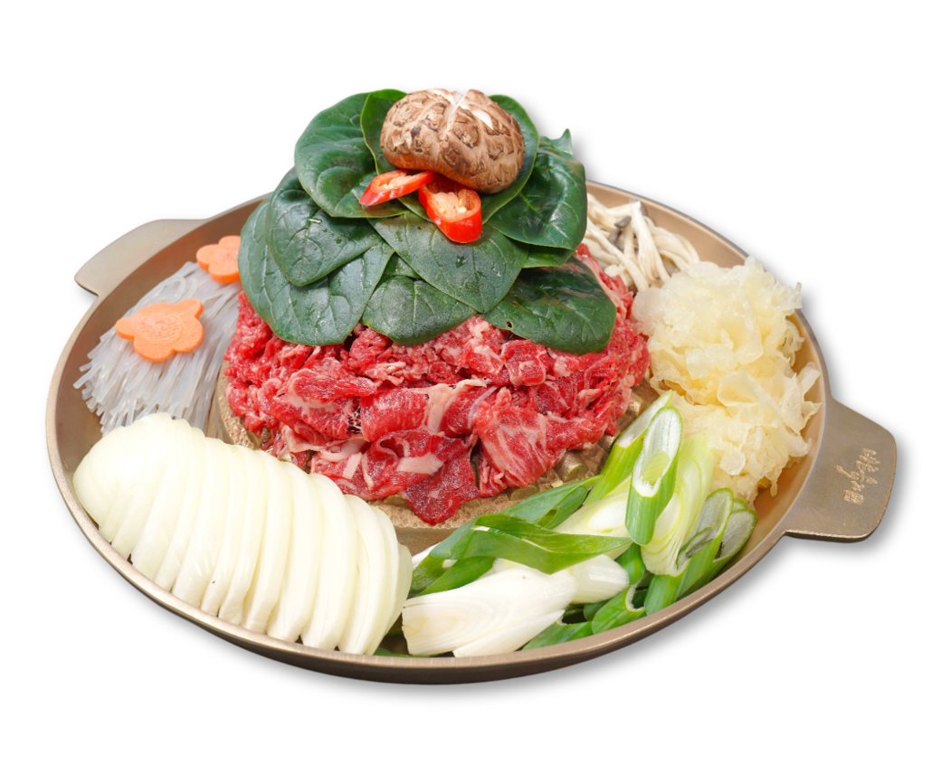 Koreansk oksebulgogi med Pohang-spinat 1