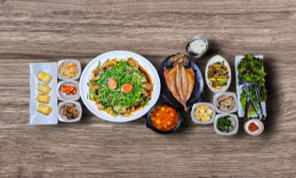 Menu de Frango Refogado à moda de Andong 1