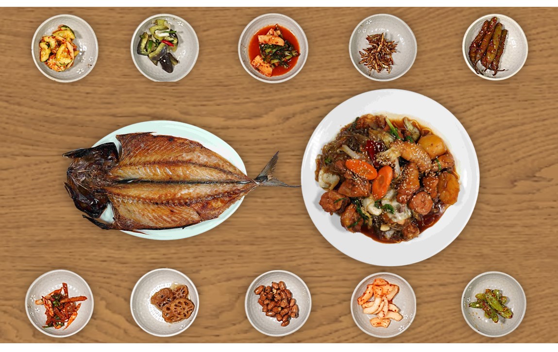 Andong-style Braised Chicken Set Menu 1