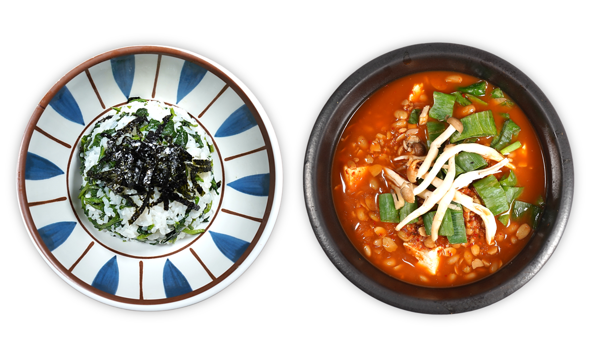 Thistle Steamed Rice + Rich Soybean Paste Stew 1