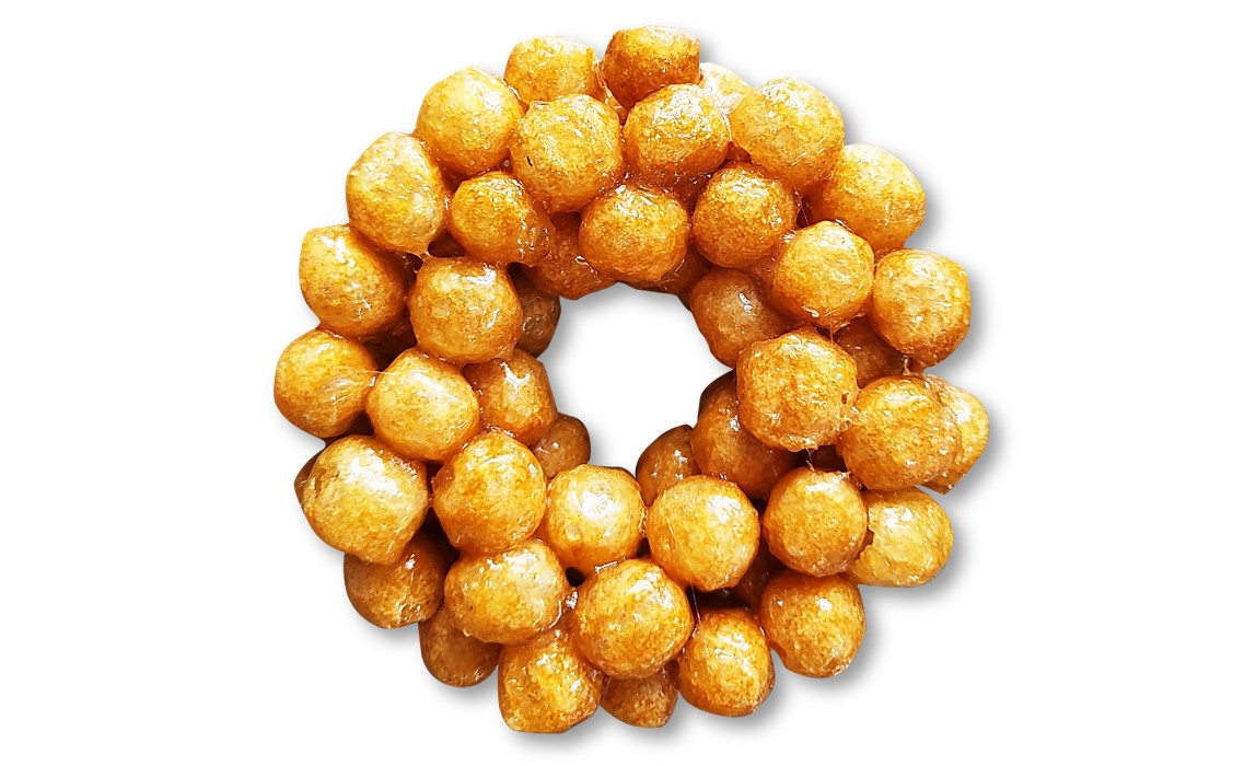 Original Donut-shaped Sweet Rice Puffs Snack 1