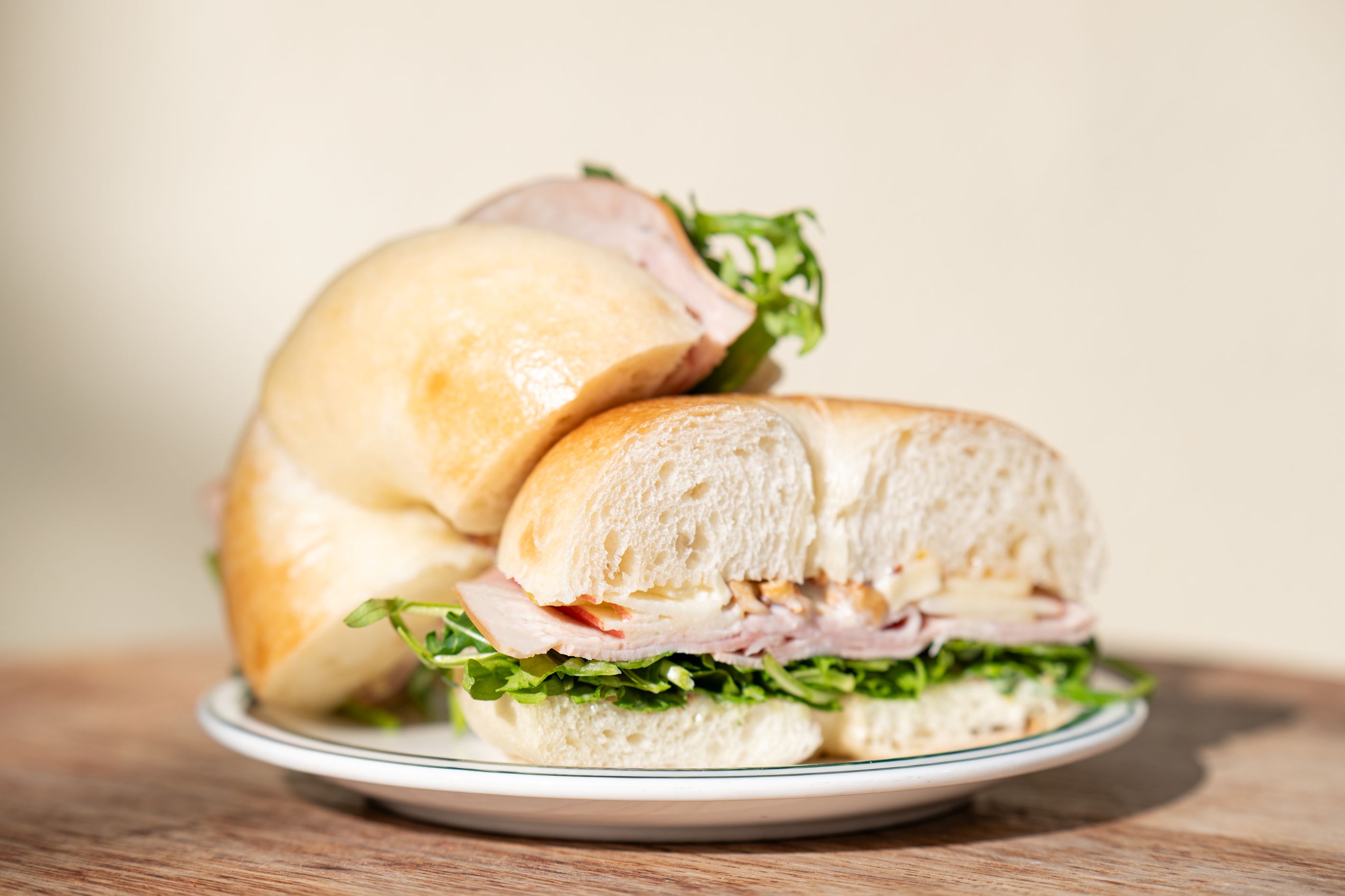 Apple Brie Bagle Sandwitch 1